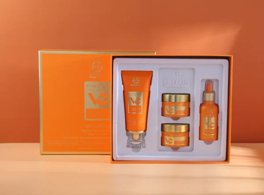 Estelin Vitamin C Plus Brighteing & Anti-aging Skin Care – 4pcs Set