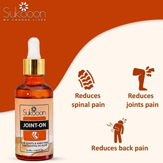 Joint On Essential Oil Blend for Joints & Knee Pain, 30ml - Sukooon